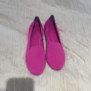 Rothy’s The Loafer in hot pink retired color size 11 fits more like 10 new